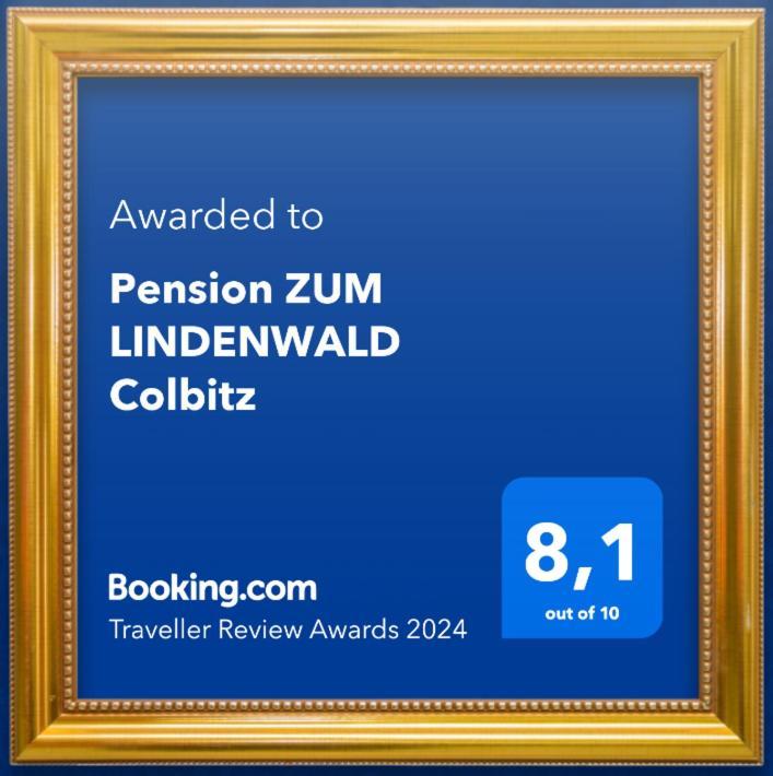 Pension Zum Lindenwald Colbitz מראה חיצוני תמונה